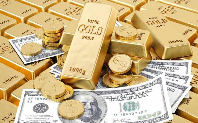 Đồng đô la Mỹ mất giá làm giá vàng tăng cao
