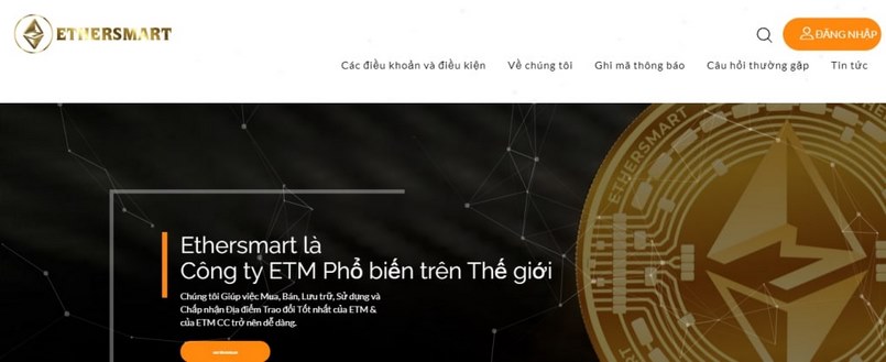 Ethersmart hỗ trợ giao dịch coin nào